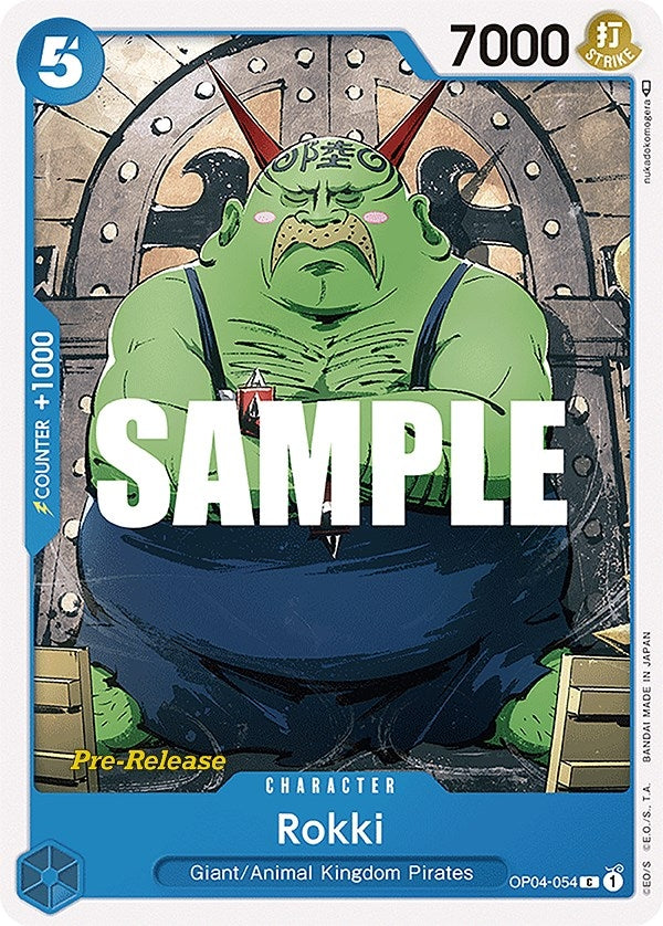 Image for Rokki (OP04-054) (OP04 PRE) - One Piece Card Game