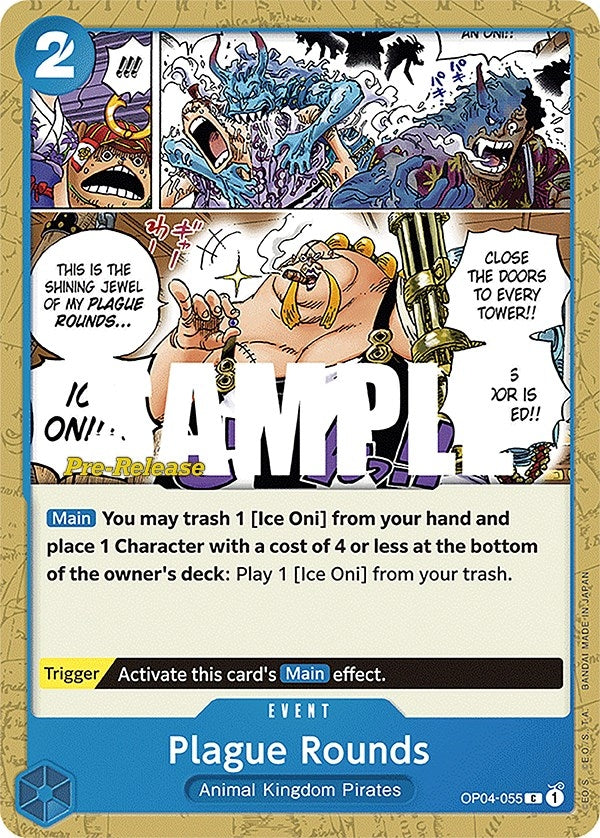 Image for Plague Rounds (OP04-055) (OP04 PRE) - One Piece Card Game