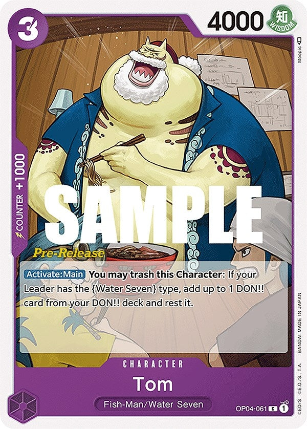 Image for Tom (OP04-061) (OP04 PRE) - One Piece Card Game