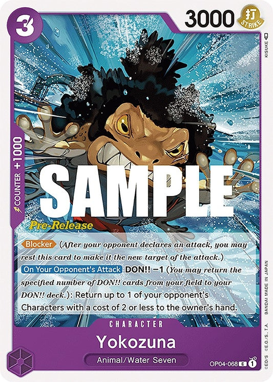 Image for Yokozuna (OP04-068) (OP04 PRE) - One Piece Card Game
