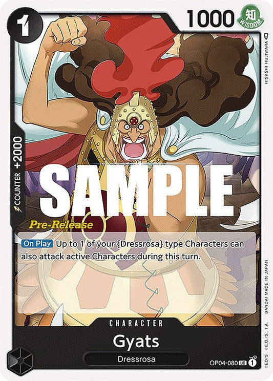 Image for Gyats (OP04-080) (OP04 PRE) - One Piece Card Game