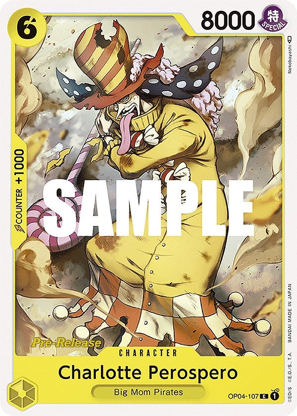 Image for Charlotte Perospero (OP04-107) (OP04 PRE) - One Piece Card Game