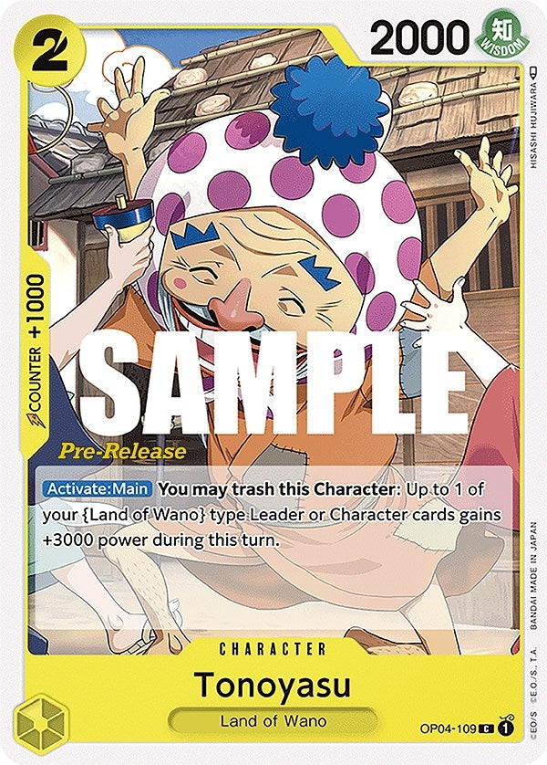 Image for Tonoyasu (OP04-109) (OP04 PRE) - One Piece Card Game