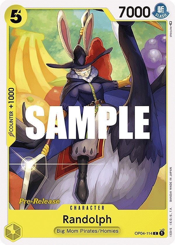Image for Randolph (OP04-114) (OP04 PRE) - One Piece Card Game