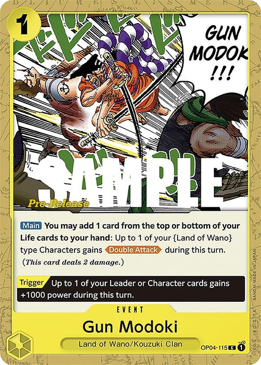 Image for Gun Modoki (OP04-115) (OP04 PRE) - One Piece Card Game