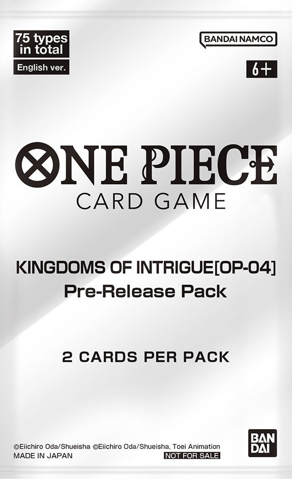 Image for Kingdoms of Intrigue - Pre-Release Pack - One Piece Card Game