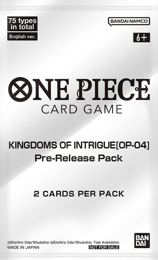 Image for Kingdoms of Intrigue - Pre-Release Pack - One Piece Card Game