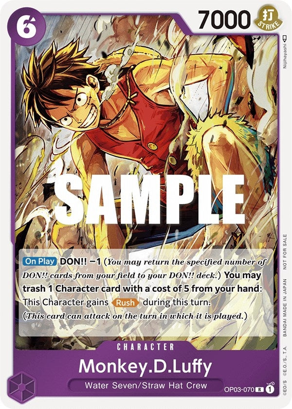 Image for Monkey.D.Luffy (Dash Pack) (OP03-070) (OP04) - One Piece Card Game