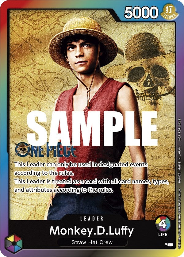 Image for Monkey.D.Luffy (Leader Pack - Live Action) (Sealed Battle 2023 Vol. 1) (OP-PR) - One Piece Card Game