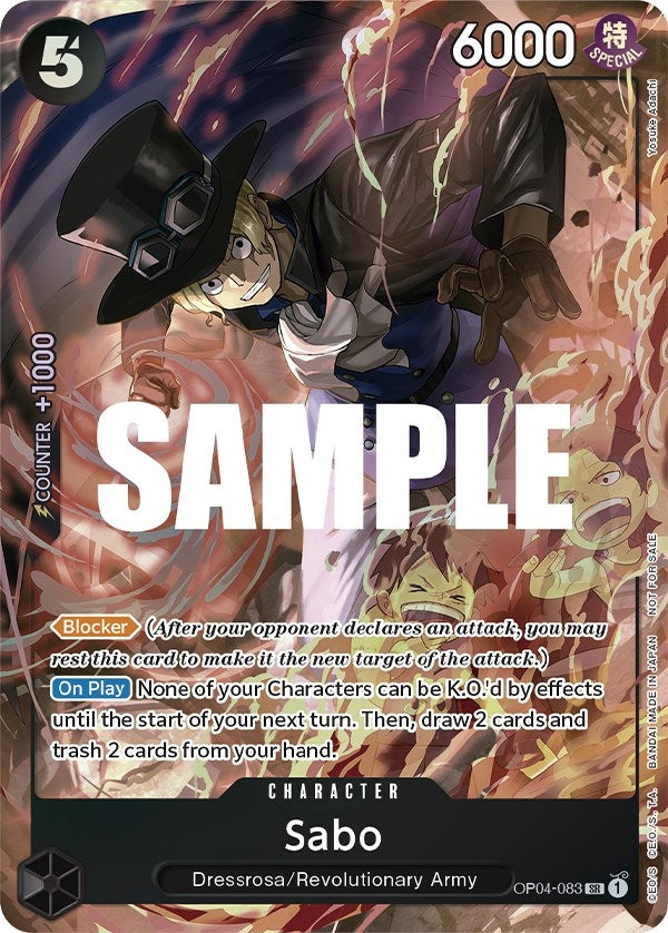 Image for Sabo (Sealed Battle 2023 Vol. 1) (OP04-083) (OP-PR) - One Piece Card Game