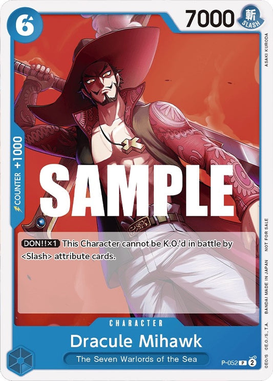 Image for Dracule Mihawk (Sealed Battle Kit Vol. 1) (P-052) (OP-PR) - One Piece Card Game