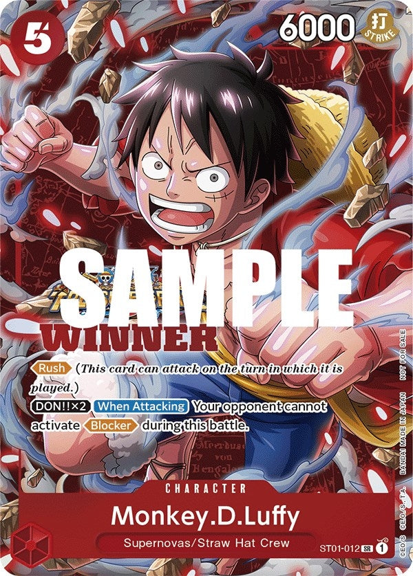 Image for Monkey.D.Luffy (Winner Pack Vol. 5) (ST01-012) (OP-PR) - One Piece Card Game