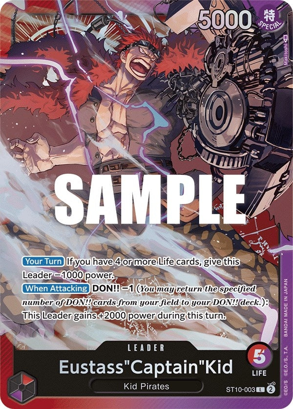 Image for Eustass"Captain"Kid (003) (ST10-003) (ST-10) - One Piece Card Game