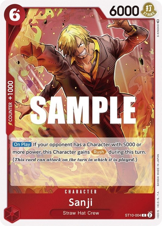 Image for Sanji (ST10-004) (ST-10) - One Piece Card Game