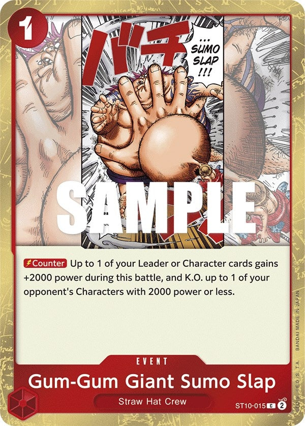 Image for Gum-Gum Giant Sumo Slap (ST10-015) (ST-10) - One Piece Card Game