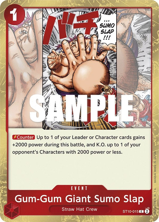 Image for Gum-Gum Giant Sumo Slap (ST10-015) (ST-10) - One Piece Card Game