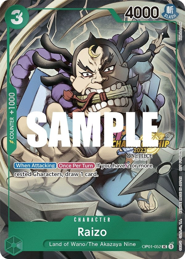 Image for Raizo (CS 2023 Event Pack) (OP01-052) (OP-PR) - One Piece Card Game