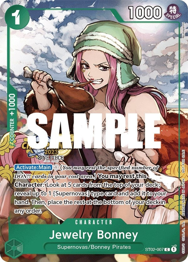 Image for Jewelry Bonney (CS 2023 Celebration Pack) (ST02-007) (OP-PR) - One Piece Card Game