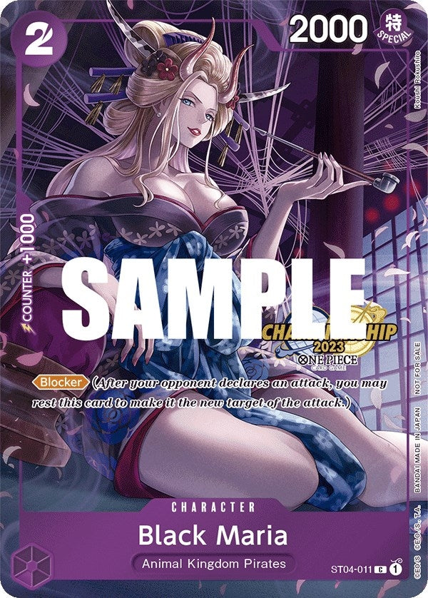 Image for Black Maria (CS 2023 Celebration Pack) (ST04-011) (OP-PR) - One Piece Card Game