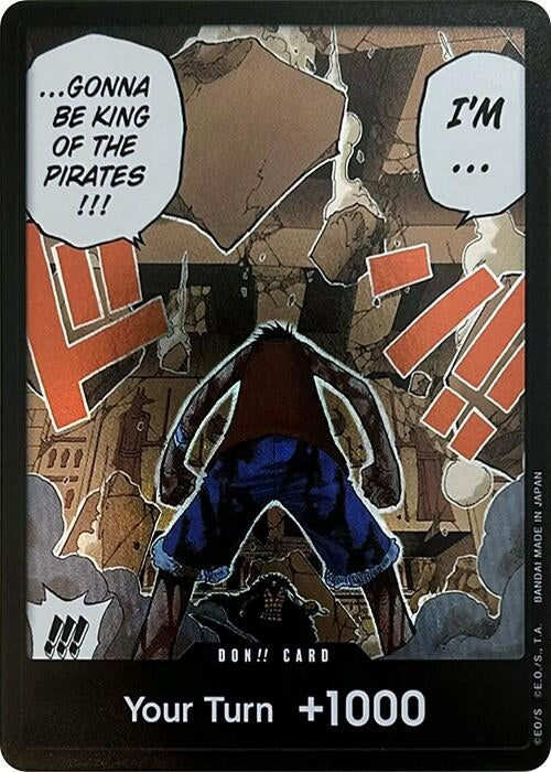 Image for DON!! Card (Luffy vs. Crocodile) (Devil Fruits Collection Vol. 1) (OP-PR) - One Piece Card Game