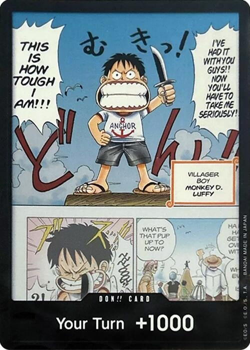 Image for DON!! Card (Young Luffy) (Devil Fruits Collection Vol. 1) (OP-PR) - One Piece Card Game