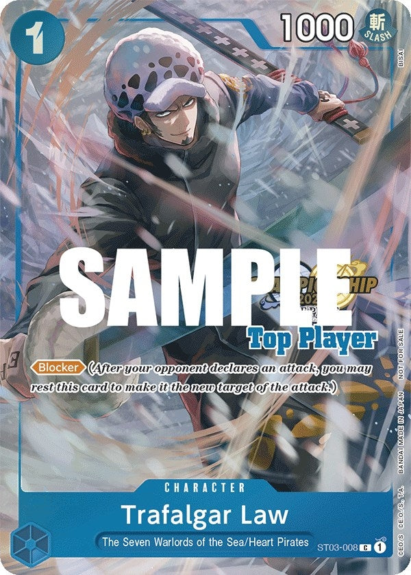 Image for Trafalgar Law (CS 2023 Top Players Pack) (ST03-008) (OP-PR) - One Piece Card Game
