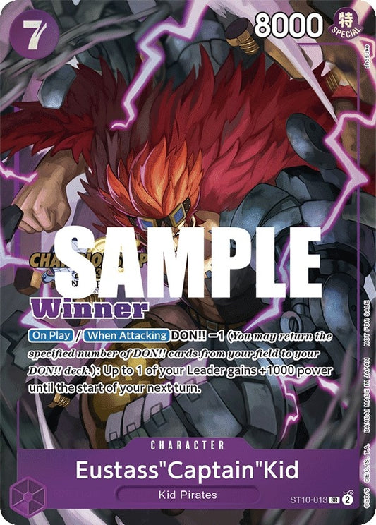 Image for Eustass"Captain"Kid (CS 2023 Top Players Pack) [Winner] (ST10-013) (OP-PR) - One Piece Card Game