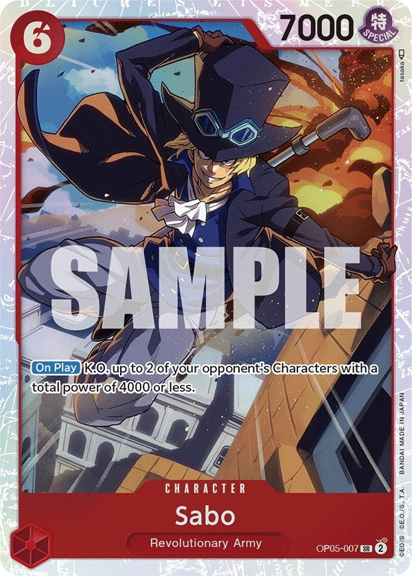 Image for Sabo (007) (OP05-007) (OP05) - One Piece Card Game