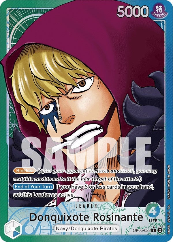 Image for Donquixote Rosinante (022) (Alternate Art) (OP05-022) (OP05) - One Piece Card Game