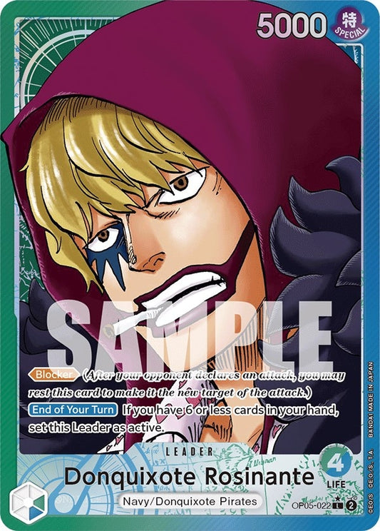 Image for Donquixote Rosinante (022) (Alternate Art) (OP05-022) (OP05) - One Piece Card Game