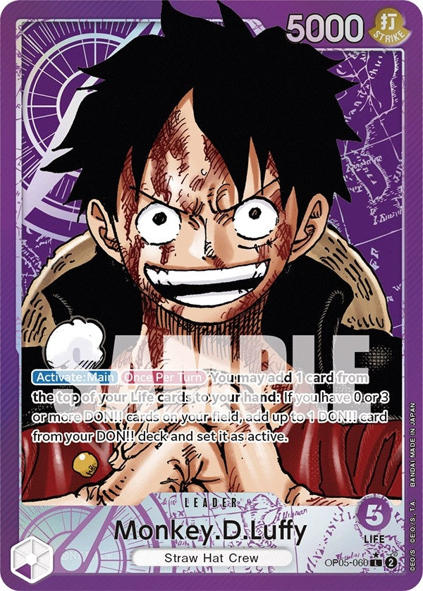 Image for Monkey.D.Luffy (060) (Alternate Art) (OP05-060) (OP05) - One Piece Card Game