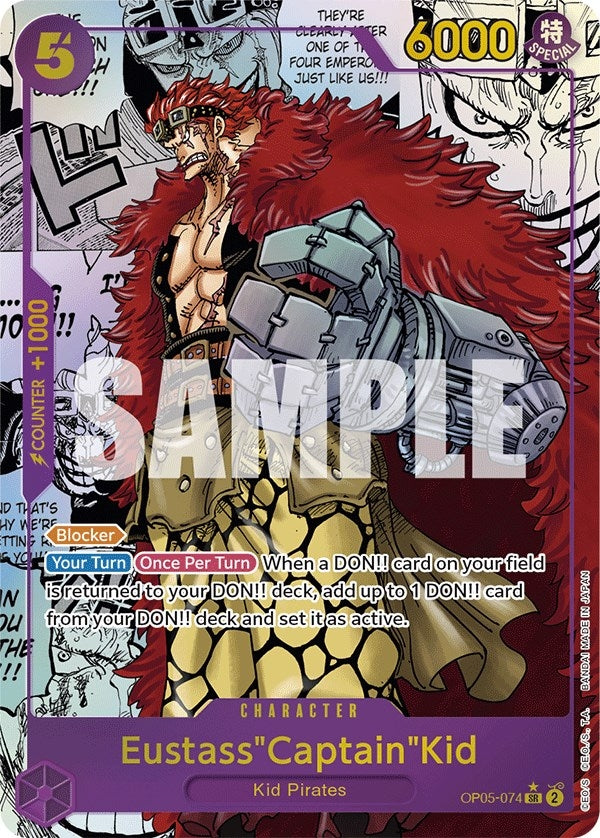 Image for Eustass"Captain"Kid (Alternate Art) (Manga) (OP05-074) (OP05) - One Piece Card Game