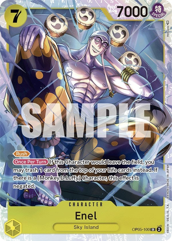 Image for Enel (100) (OP05-100) (OP05) - One Piece Card Game