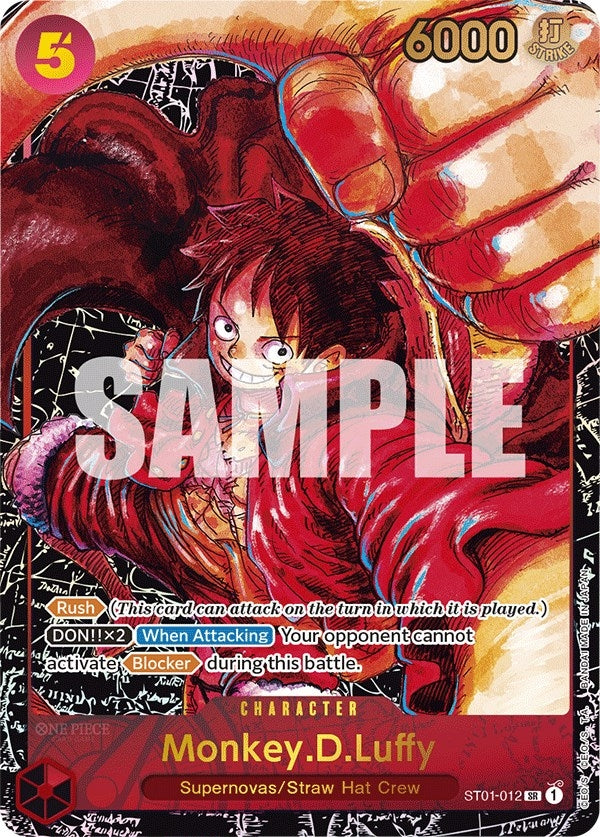 Image for Monkey.D.Luffy (012) (Alternate Art) (ST01-012) (OP05) - One Piece Card Game