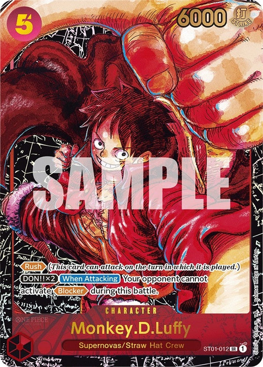 Image for Monkey.D.Luffy (012) (Alternate Art) (ST01-012) (OP05) - One Piece Card Game