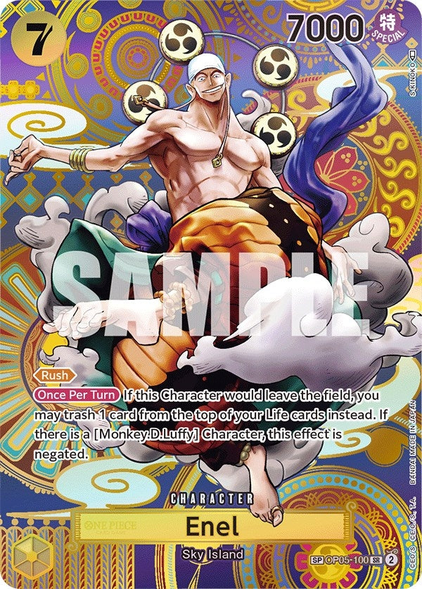 Image for Enel (100) (SP) (OP05-100) (OP05) - One Piece Card Game
