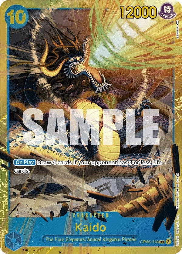 Image for Kaido (118) (OP05-118) (OP05) - One Piece Card Game