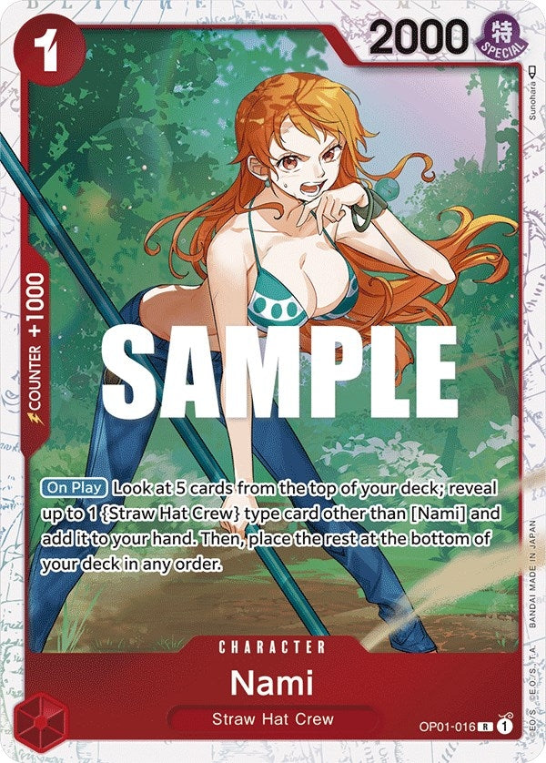 Image for Nami - OP01-016 (Ultra Deck: The Three Captains) (OP01-016) (OP-PR) - One Piece Card Game