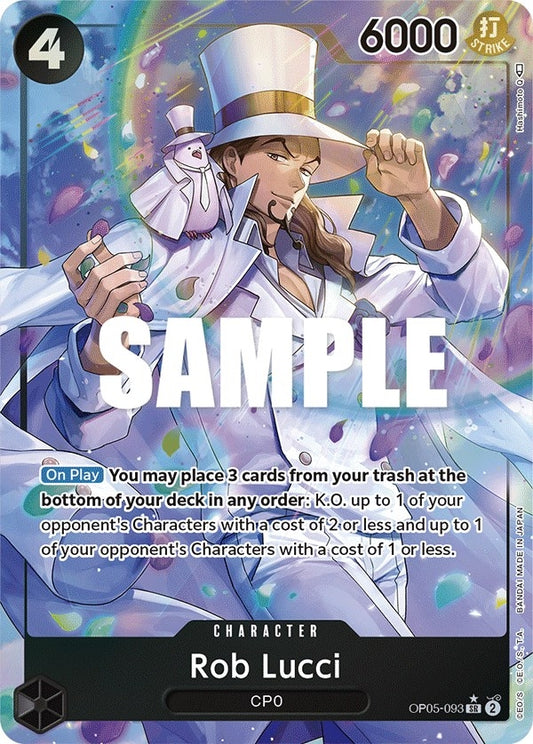 Image for Rob Lucci (093) (Alternate Art) (OP05-093) (OP05) - One Piece Card Game