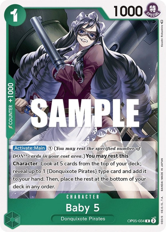 Image for Baby 5 (034) (OP05-034) (OP05) - One Piece Card Game