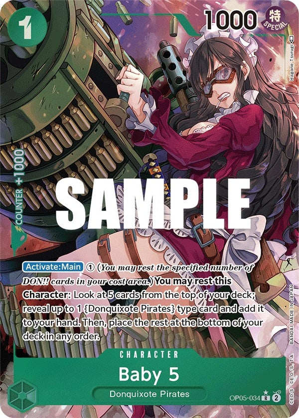Image for Baby 5 (034) (Alternate Art) (OP05-034) (OP05) - One Piece Card Game