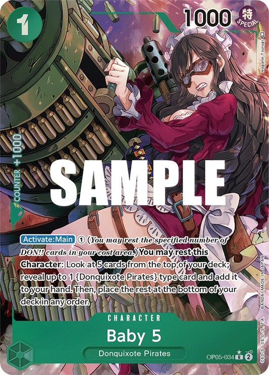Image for Baby 5 (034) (Alternate Art) (OP05-034) (OP05) - One Piece Card Game
