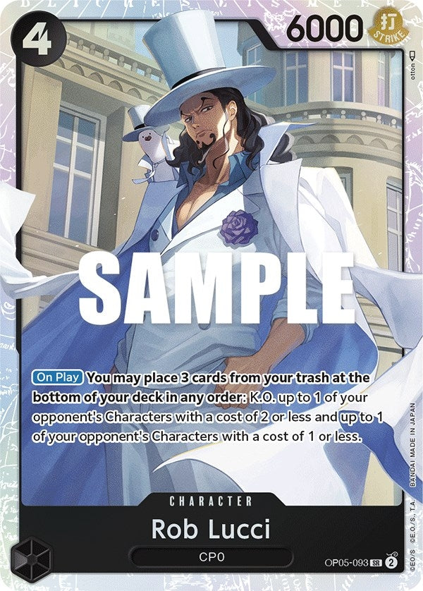 Image for Rob Lucci (093) (OP05-093) (OP05) - One Piece Card Game