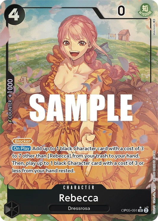 Image for Rebecca (Alternate Art) (OP05-091) (OP05) - One Piece Card Game