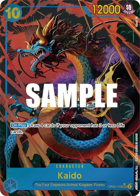 Image for Kaido (118) (Alternate Art) (OP05-118) (OP05) - One Piece Card Game