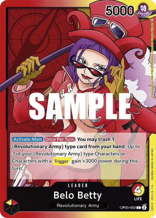 Image for Belo Betty (002) (OP05-002) (OP05) - One Piece Card Game