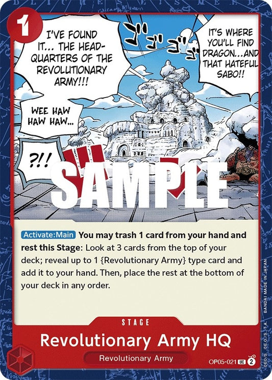 Image for Revolutionary Army HQ (OP05-021) (OP05) - One Piece Card Game