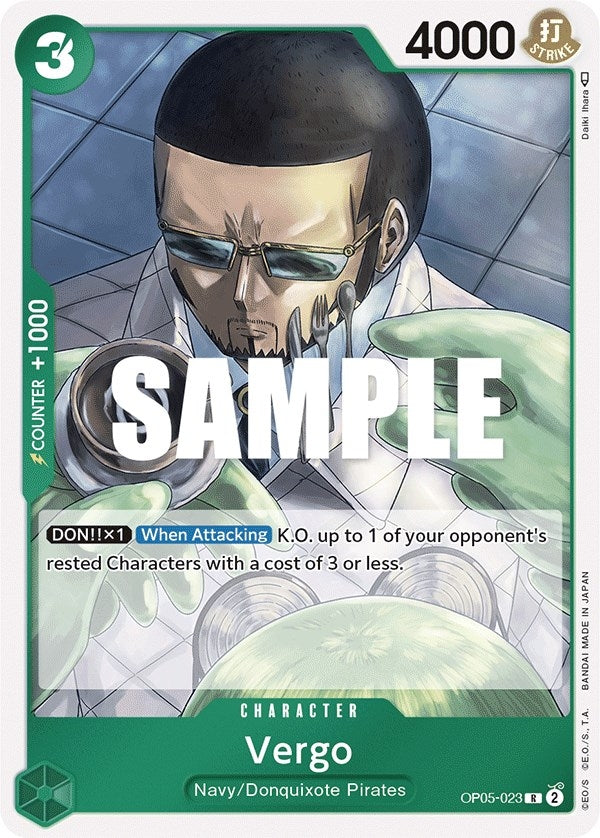 Image for Vergo (OP05-023) (OP05) - One Piece Card Game
