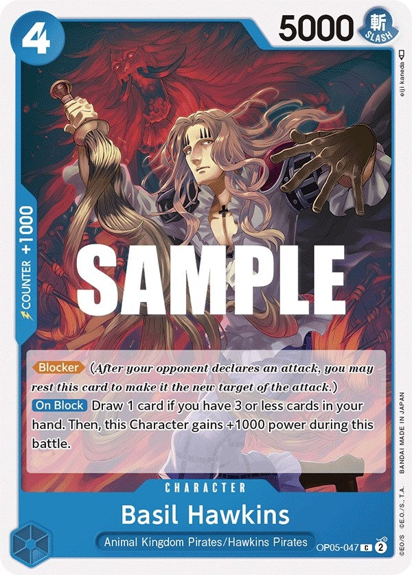 Image for Basil Hawkins (OP05-047) (OP05) - One Piece Card Game