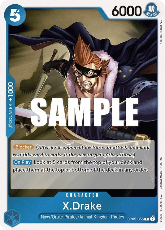 Image for X.Drake (OP05-055) (OP05) - One Piece Card Game